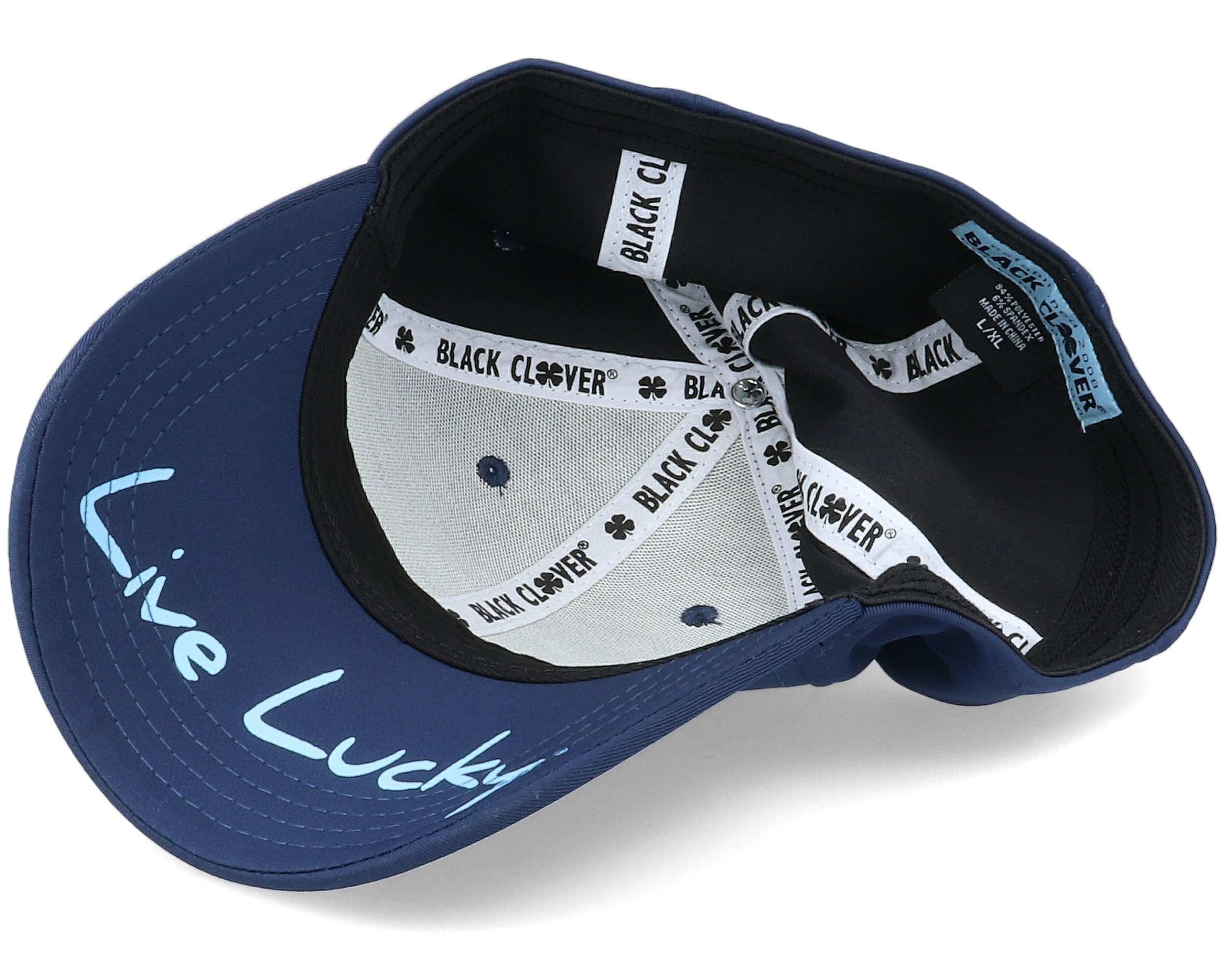 Black Clover New Live Lucky Venture Navy Adjustable Hat/Cap 